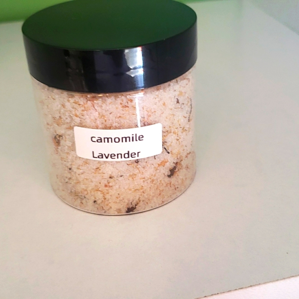 New release camomile lavender body scrub